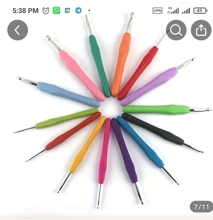 Agujas de tejer a crochet ergonómicas's foto | Bazar de la tarántula 🕷 |  BizneCubano